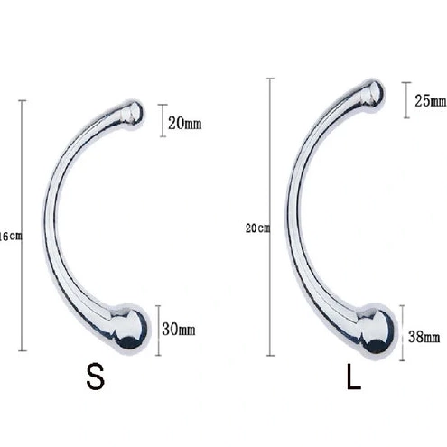 Ended Double Stainless Hook 5858 Elegant Anal Steel 0223